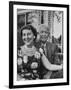 Former President Dwight D. Eisenhower and Wife Mamie at their Farm-Ed Clark-Framed Photographic Print