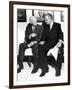 Former President Dwight Eisenhower with President Lyndon Johnson at the White House-null-Framed Photo