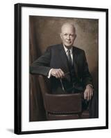 Former President Dwight Eisenhower-null-Framed Photo