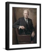 Former President Dwight Eisenhower-null-Framed Photo