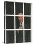 Former President Gerald Ford Peers out a Window-null-Stretched Canvas