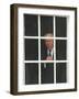 Former President Gerald Ford Peers out a Window-null-Framed Photographic Print