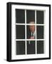 Former President Gerald Ford Peers out a Window-null-Framed Photographic Print