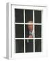 Former President Gerald Ford Peers out a Window-null-Framed Photographic Print