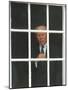 Former President Gerald Ford Peers out a Window-null-Mounted Photographic Print