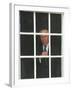 Former President Gerald Ford Peers out a Window-null-Framed Photographic Print