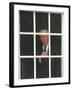 Former President Gerald Ford Peers out a Window-null-Framed Photographic Print