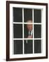 Former President Gerald Ford Peers out a Window-null-Framed Photographic Print