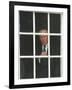 Former President Gerald Ford Peers out a Window-null-Framed Photographic Print