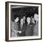 Former President Harry Truman and Eleanor Roosevelt Prior to Truman Library Cornerstone Ceremony-null-Framed Photo