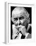 Former President Lyndon Johnson Resumed Smoking after He Left the Presidency-null-Framed Photo