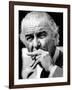 Former President Lyndon Johnson Resumed Smoking after He Left the Presidency-null-Framed Photo