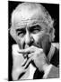 Former President Lyndon Johnson Resumed Smoking after He Left the Presidency-null-Mounted Photo