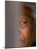 Former South African President Nelson Mandela-null-Mounted Photographic Print