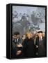 Former Soviet Leader Mikhail Gorbachev and Others During the Commemorations of Fall of Berlin Wall-null-Framed Stretched Canvas