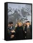 Former Soviet Leader Mikhail Gorbachev and Others During the Commemorations of Fall of Berlin Wall-null-Framed Stretched Canvas