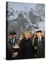 Former Soviet Leader Mikhail Gorbachev and Others During the Commemorations of Fall of Berlin Wall-null-Stretched Canvas