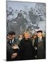 Former Soviet Leader Mikhail Gorbachev and Others During the Commemorations of Fall of Berlin Wall-null-Mounted Photographic Print