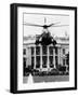 Former US President Richard Nixon Leaves the White House, Washington, D.C., August 9, 1972-null-Framed Photo