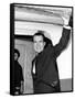 Former Vice Pres Nixon, Heading for Tokyo and Hong Kong on Business for NY Law Firm, Nov 13, 1964-null-Framed Stretched Canvas