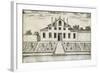 Former Villa Pisani in Stra, 1697-Vincenzo Coronelli-Framed Giclee Print