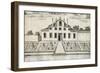 Former Villa Pisani in Stra, 1697-Vincenzo Coronelli-Framed Giclee Print