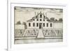 Former Villa Pisani in Stra, 1697-Vincenzo Coronelli-Framed Giclee Print