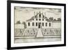 Former Villa Pisani in Stra, 1697-Vincenzo Coronelli-Framed Giclee Print