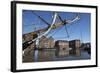 Former Warehouses, Gloucester Quays, Gloucester, Gloucestershire, England, United Kingdom, Europe-Stuart Black-Framed Photographic Print