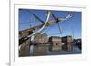 Former Warehouses, Gloucester Quays, Gloucester, Gloucestershire, England, United Kingdom, Europe-Stuart Black-Framed Photographic Print