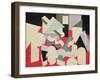 Formes, 1921-22 (Oil & Pencil on Canvas)-Patrick Henry Bruce-Framed Giclee Print