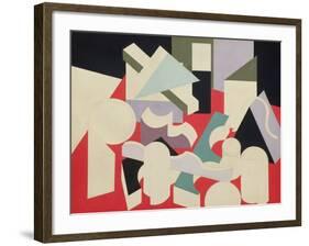 Formes, 1921-22 (Oil & Pencil on Canvas)-Patrick Henry Bruce-Framed Giclee Print