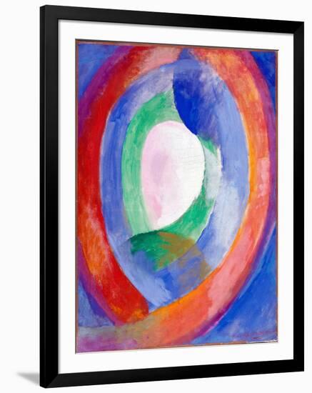 Formes Circulaires, Lune No 1  Peinture De Robert Delaunay (1885-1941) - 1913 - Oil on Canvas Dim-Robert Delaunay-Framed Giclee Print