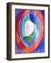 Formes Circulaires, Lune No 1  Peinture De Robert Delaunay (1885-1941) - 1913 - Oil on Canvas Dim-Robert Delaunay-Framed Giclee Print