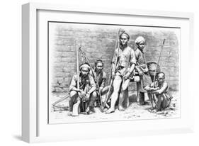 Formosan People and Costumes, 1895-A Bertrand-Framed Giclee Print