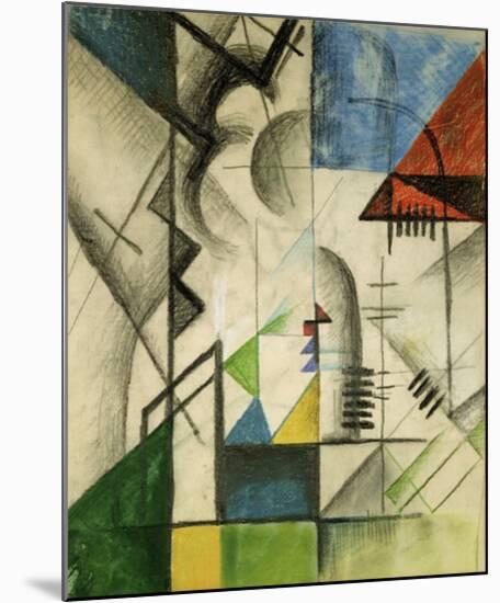 Forms 1913-Auguste Macke-Mounted Giclee Print