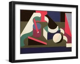 Forms, 1918-19 (Oil & Graphite on Canvas)-Patrick Henry Bruce-Framed Giclee Print