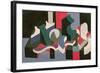 Forms, 1919-20 (Oil & Pencil on Canvas)-Patrick Henry Bruce-Framed Giclee Print