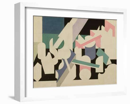 Forms, C.1920-21 (Oil & Pencil on Canvas)-Patrick Henry Bruce-Framed Giclee Print