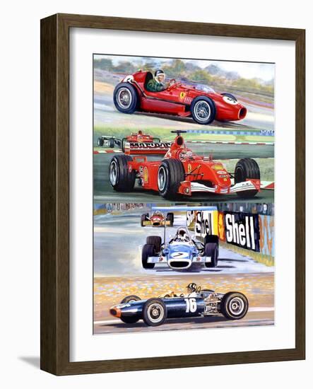 Formula One, 2008-Alex Williams-Framed Giclee Print