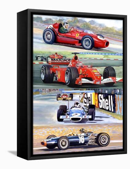 Formula One, 2008-Alex Williams-Framed Stretched Canvas