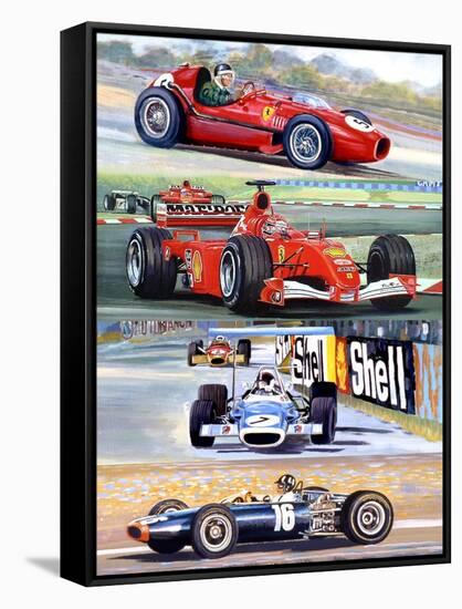 Formula One, 2008-Alex Williams-Framed Stretched Canvas