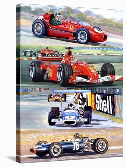 Formula One, 2008-Alex Williams-Stretched Canvas