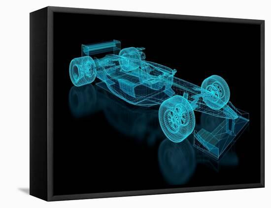 Formula One Mesh-nmcandre-Framed Stretched Canvas