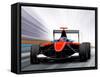 Formula One Race Car-ssuaphoto-Framed Stretched Canvas