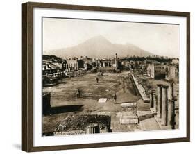 Foro Civile, Pompeii, Italy, C1900s-null-Framed Giclee Print