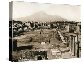 Foro Civile, Pompeii, Italy, C1900s-null-Stretched Canvas