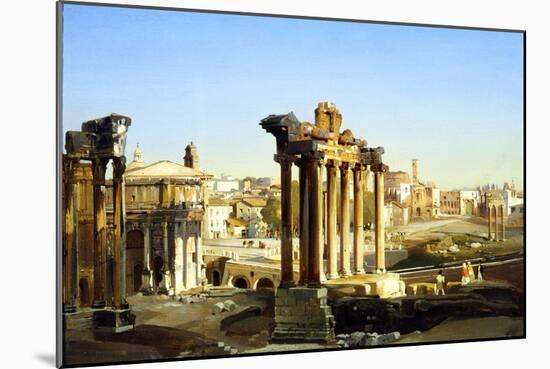 Foro Romano-Ippolito Caffi-Mounted Giclee Print