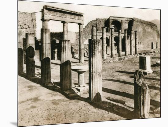 Foro Triangolare, Pompeii, Italy, C1900s-null-Mounted Giclee Print