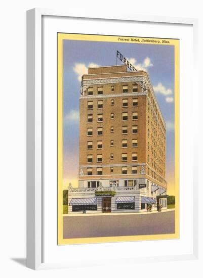 Forrest Hotel, Hattiesburg, Mississippi-null-Framed Art Print